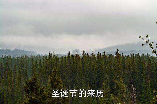 圣誕節的來源，圣誕節的來歷