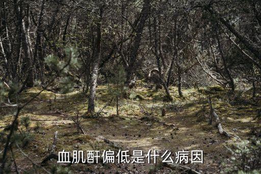 肌酐偏低的原因，血肌酐偏低是什么病因