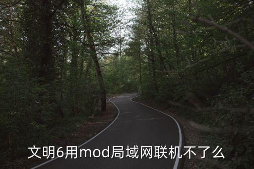 文明6用mod局域網聯機不了么