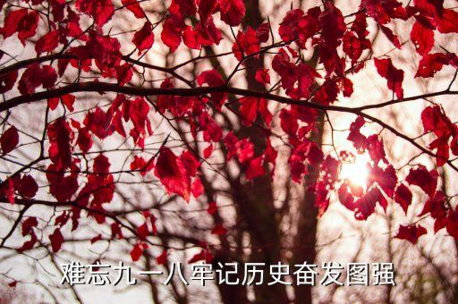 九一八事變圖片，難忘九一八牢記歷史奮發(fā)圖強(qiáng)