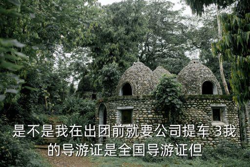 是不是我在出團前就要公司提車 3我的導游證是全國導游證但