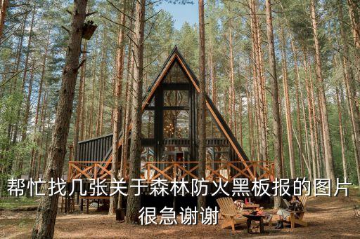幫忙找?guī)讖堦P(guān)于森林防火黑板報(bào)的圖片很急謝謝