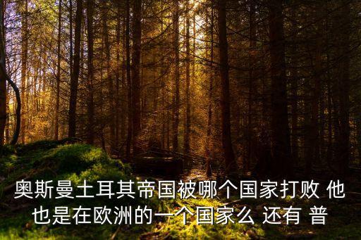 土耳其帝國，土耳其以前是什么帝國