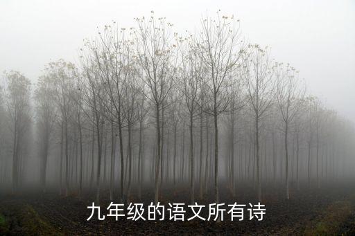 九年級語文古詩，初三語文古詩