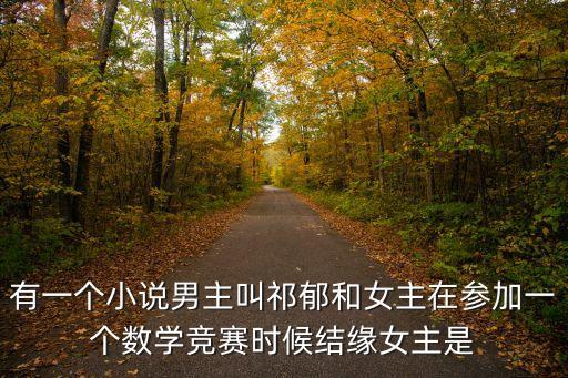 有一個小說男主叫祁郁和女主在參加一個數學競賽時候結緣女主是