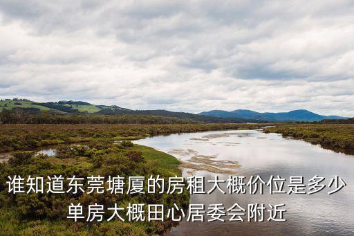 誰知道東莞塘廈的房租大概價位是多少單房大概田心居委會附近