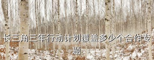 上海市人工智能三年行動方案，長三角三年行動計劃覆蓋多少個合作專題