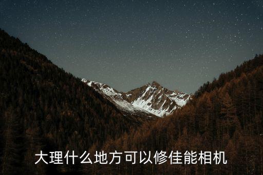 東莞市富宏數(shù)碼，大理什么地方可以修佳能相機(jī)