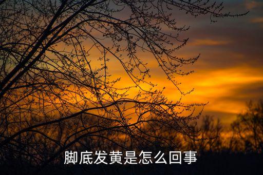 為什么腳底發(fā)黃，腳底發(fā)黃是什么原因