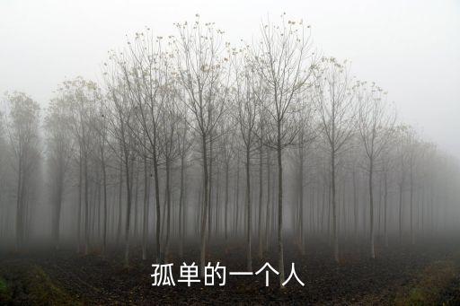 孤單的一個人