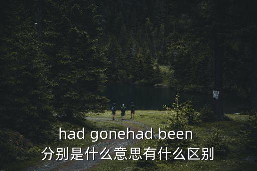 hadbeen，had been doing 和 had done的區(qū)別