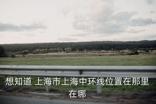 想知道 上海市上海中環線位置在那里在哪