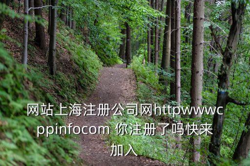 網(wǎng)站上海注冊公司網(wǎng)httpwwwcppinfocom 你注冊了嗎快來加入