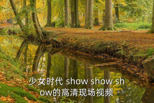 少女時代 show show show的高清現(xiàn)場視頻
