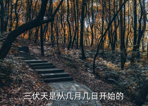 三伏日期，三伏天是從幾月幾日開始的
