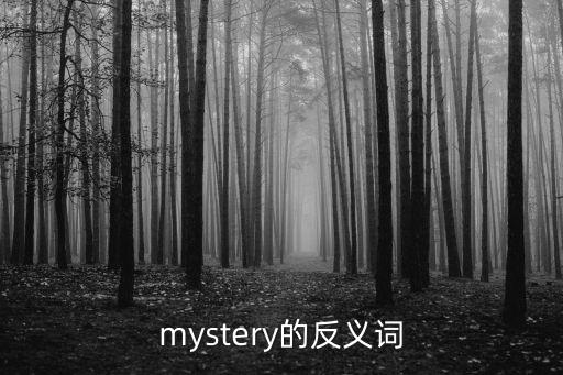 mystery的反義詞