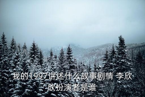我的1997劇情分集介紹，我的一九九七多少集