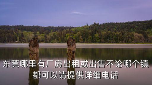 東莞道窖廠房出租，東莞廠房出租信息網請問在哪里可以找最全面的廠房租信息呢