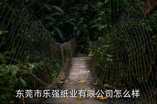東莞市樂強紙業有限公司怎么樣