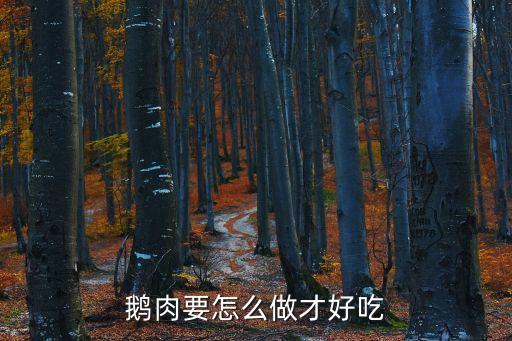 老鵝怎么做好吃，鵝肉要怎么做才好吃