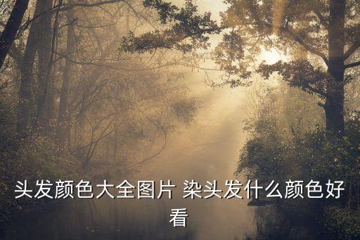 頭發(fā)顏色大全圖片 染頭發(fā)什么顏色好看