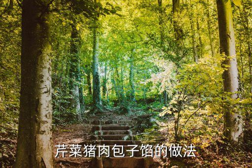 芹菜豬肉餡包子，芹菜餡包子怎么做好吃