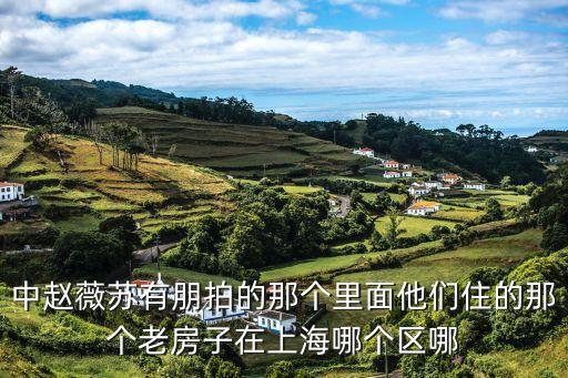 中趙薇蘇有朋拍的那個里面他們住的那個老房子在上海哪個區哪