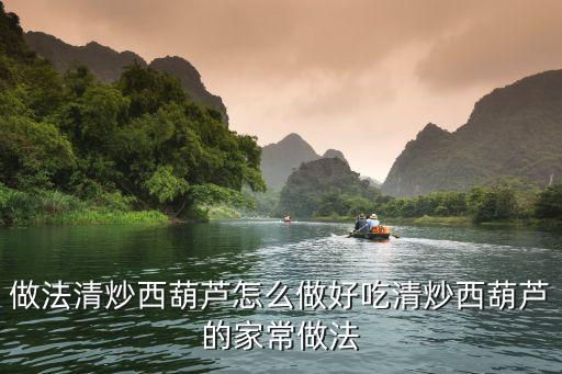 清炒西葫蘆，清炒西葫蘆的做法 清炒西葫蘆怎么做好吃