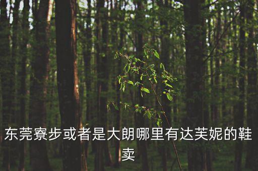 東莞寮步或者是大朗哪里有達芙妮的鞋賣