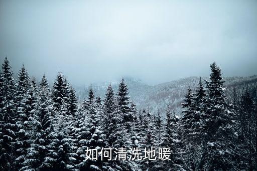 如何清洗地暖