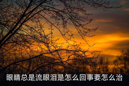 眼睛總是流眼淚是怎么回事要怎么治