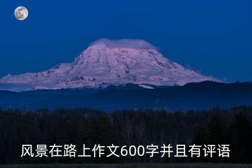 風景在路上作文600字并且有評語