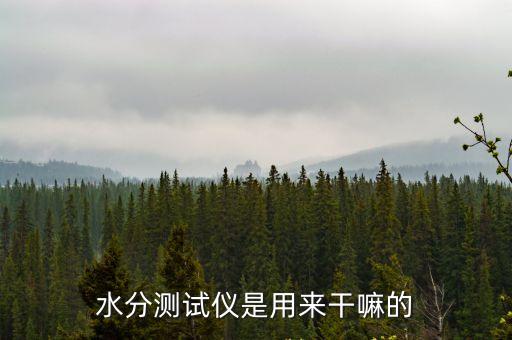 東莞同心食品廠，水分測試儀是用來干嘛的