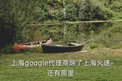 上海google代理商除了上海火速還有哪里