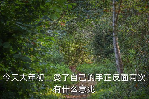 今天大年初二燙了自己的手正反面兩次有什么意兆