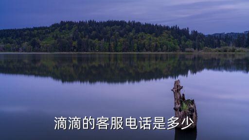 滴滴的客服電話是多少