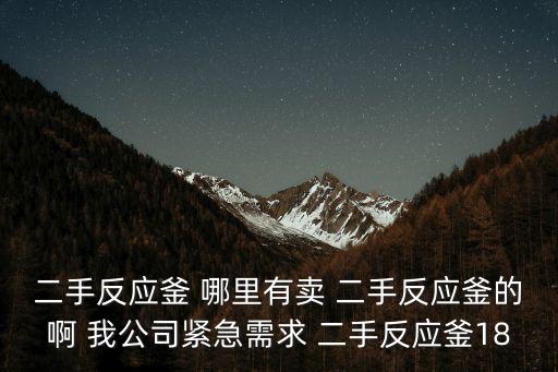 二手反應(yīng)釜 哪里有賣 二手反應(yīng)釜的啊 我公司緊急需求 二手反應(yīng)釜18