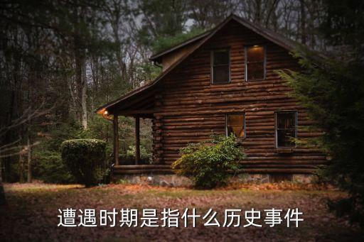 遭遇時期是指什么歷史事件