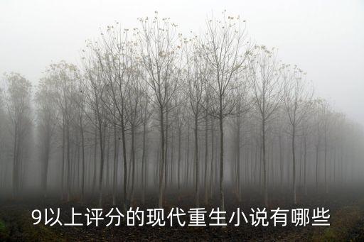 9以上評(píng)分的現(xiàn)代重生小說(shuō)有哪些
