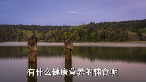 有什么健康營養的輔食呢