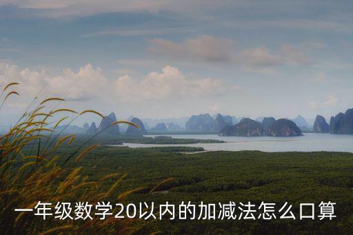 一年級數學加減法，一年級數學20以內的加減法怎么口算