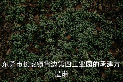 東莞德聯(lián)織造有限公司，東莞市長(zhǎng)安鎮(zhèn)宵邊第四工業(yè)園的承建方是誰(shuí)