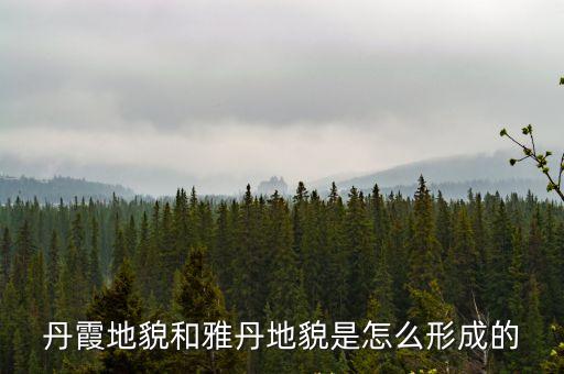 丹霞地貌和雅丹地貌是怎么形成的