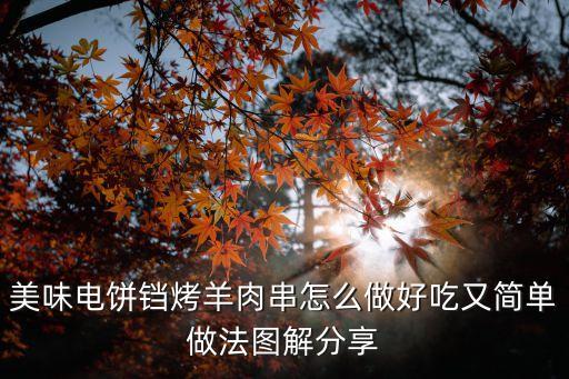 美味電餅鐺烤羊肉串怎么做好吃又簡單做法圖解分享