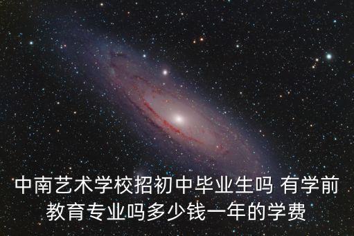 中南藝術(shù)學(xué)校招初中畢業(yè)生嗎 有學(xué)前教育專(zhuān)業(yè)嗎多少錢(qián)一年的學(xué)費(fèi)