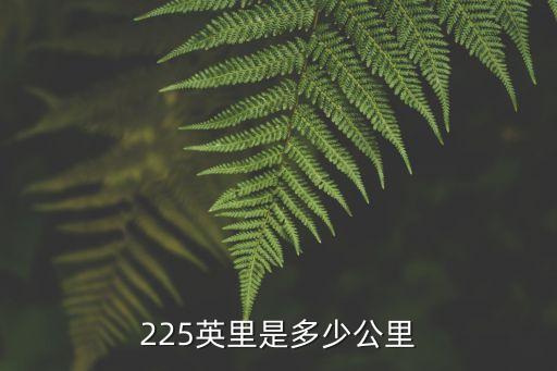 25英里，225英里是多少公里