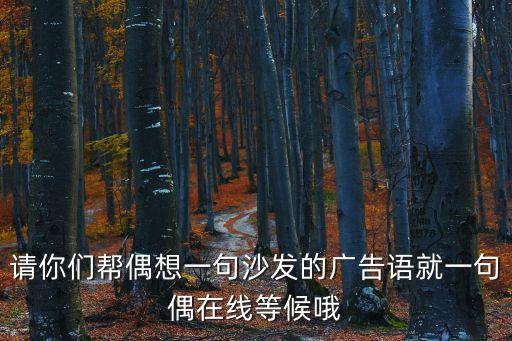 沙發(fā)文案，沙發(fā)廣告語 急急
