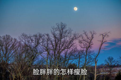 臉胖怎么瘦，臉胖胖的怎樣瘦臉