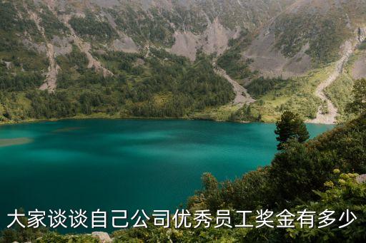 大家談談自己公司優秀員工獎金有多少