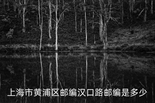 上海市黃浦區郵編漢口路郵編是多少